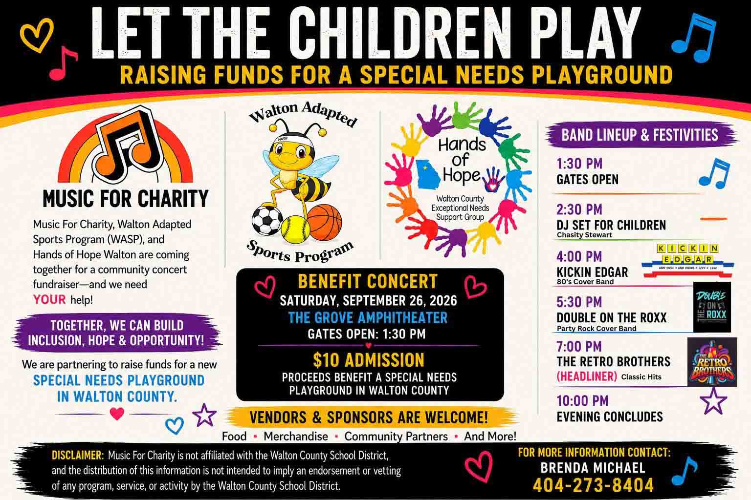 Let The Children Play Event